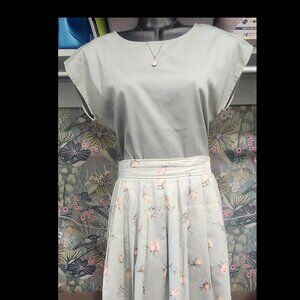 Very Rare Vintage G. Girven Gray Sleeveless Top FREE SHIPPING